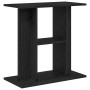 Soporte para acuario de madera de roble negro 60x30x60 cm de , Soportes para acuarios - Ref: Foro24-862148, Precio: 38,93 €, ...