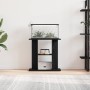 Soporte para acuario de madera de roble negro 60x30x60 cm de , Soportes para acuarios - Ref: Foro24-862148, Precio: 38,93 €, ...