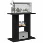Soporte para acuario de madera de roble negro 60x30x60 cm de , Soportes para acuarios - Ref: Foro24-862148, Precio: 38,93 €, ...