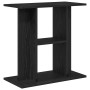 Soporte para acuario de madera de roble negro 60x30x60 cm de , Soportes para acuarios - Ref: Foro24-862148, Precio: 38,93 €, ...