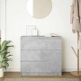 Aparador de madera de ingeniería gris hormigón 80x35x76 cm de , Aparadores - Ref: Foro24-861736, Precio: 96,40 €, Descuento: %