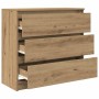 Aparador Artisan Roble 80x35x76 cm Madera de ingeniería de , Aparadores - Ref: Foro24-861741, Precio: 106,25 €, Descuento: %
