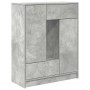 Aparador con cajones y puertas gris hormigón 73x31x90 cm de , Aparadores - Ref: Foro24-861853, Precio: 93,69 €, Descuento: %