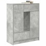Aparador con cajones y puertas gris hormigón 73x31x90 cm de , Aparadores - Ref: Foro24-861853, Precio: 93,69 €, Descuento: %