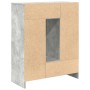 Aparador con cajones y puertas gris hormigón 73x31x90 cm de , Aparadores - Ref: Foro24-861853, Precio: 93,69 €, Descuento: %