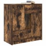 Aparador con cajones y puertas roble ahumado 70,5x34x74,5 cm de , Aparadores - Ref: Foro24-861845, Precio: 93,32 €, Descuento: %