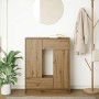 Aparador con cajones y puertas roble artesanal 73x31x90 cm de , Aparadores - Ref: Foro24-861858, Precio: 94,07 €, Descuento: %