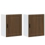 Armarios pared para cocina 2 uds Porto roble marrón de , Armarios de cocina - Ref: Foro24-854052, Precio: 105,43 €, Descuento: %