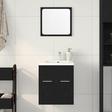 Juego de muebles de baño 2 pzas roble negro Madera ingeniería de , Muebles de baño - Ref: Foro24-862038, Precio: 59,76 €, Des...