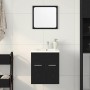 Juego de muebles de baño 2 pzas roble negro Madera ingeniería de , Muebles de baño - Ref: Foro24-862038, Precio: 59,76 €, Des...