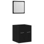 Juego de muebles de baño 2 pzas roble negro Madera ingeniería de , Muebles de baño - Ref: Foro24-862038, Precio: 59,76 €, Des...