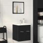 Juego de muebles de baño 2 pzas roble negro Madera ingeniería de , Muebles de baño - Ref: Foro24-862038, Precio: 59,76 €, Des...