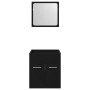 Juego de muebles de baño 2 pzas roble negro Madera ingeniería de , Muebles de baño - Ref: Foro24-862038, Precio: 59,76 €, Des...