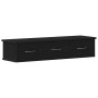 Armario de pared roble negro 88x26x18,5 cm madera de ingeniería de , Estantes y estanterías - Ref: Foro24-861994, Precio: 65,...