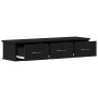 Armario de pared roble negro 88x26x18,5 cm madera de ingeniería de , Estantes y estanterías - Ref: Foro24-861994, Precio: 65,...