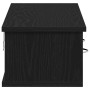 Armario de pared roble negro 88x26x18,5 cm madera de ingeniería de , Estantes y estanterías - Ref: Foro24-861994, Precio: 65,...
