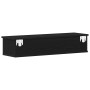Armario de pared roble negro 88x26x18,5 cm madera de ingeniería de , Estantes y estanterías - Ref: Foro24-861994, Precio: 65,...