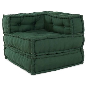 Puf modular tela verde 70x70x54 de , Cojines para sillas y sofás - Ref: Foro24-4019033, Precio: 150,46 €, Descuento: %
