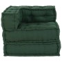 Puf modular tela verde 70x70x54 de , Cojines para sillas y sofás - Ref: Foro24-4019033, Precio: 150,46 €, Descuento: %