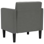 Sillón con reposabrazos de tela gris oscuro 53 cm de , Sillones - Ref: Foro24-4100544, Precio: 107,79 €, Descuento: %