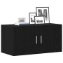 Armario de pared de madera ingeniería roble negro 80x39x40 cm de , Estantes y estanterías - Ref: Foro24-862012, Precio: 66,51...