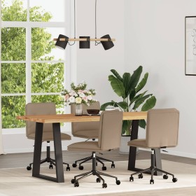 Sillas de comedor 4 unidades cuero sintético color capuchino de , Sillas de comedor - Ref: Foro24-3315693, Precio: 234,58 €, ...
