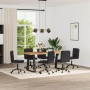 Sillas de comedor 6 unidades cuero sintético negro de , Sillas de comedor - Ref: Foro24-3315716, Precio: 347,57 €, Descuento: %