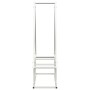 Leñero blanco 80x25x90 cm Acero laminado en frío de , Bolsas y soportes de leña - Ref: Foro24-864316, Precio: 39,22 €, Descue...