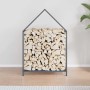 Leñero antracita 60x25x90 cm Acero laminado en frío de , Bolsas y soportes de leña - Ref: Foro24-864309, Precio: 40,29 €, Des...
