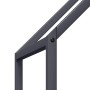 Leñero antracita 60x25x90 cm Acero laminado en frío de , Bolsas y soportes de leña - Ref: Foro24-864309, Precio: 40,29 €, Des...