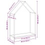 Leñero antracita 60x25x90 cm Acero laminado en frío de , Bolsas y soportes de leña - Ref: Foro24-864309, Precio: 40,29 €, Des...