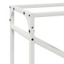 Leñero blanco 60x25x100 cm Acero laminado en frío de , Bolsas y soportes de leña - Ref: Foro24-864328, Precio: 43,00 €, Descu...