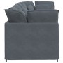Sofá modular con cojines terciopelo gris oscuro de , Sofás - Ref: Foro24-3321280, Precio: 553,31 €, Descuento: %