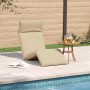 Tumbona plegable beige 175x54x8,5 cm Tejido Oxford de , Tumbonas - Ref: Foro24-4019749, Precio: 117,81 €, Descuento: %