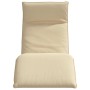 Tumbona plegable beige 175x54x8,5 cm Tejido Oxford de , Tumbonas - Ref: Foro24-4019749, Precio: 117,81 €, Descuento: %