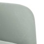 Sillón con reposabrazos Terciopelo Gris Claro 54 cm de , Sillones - Ref: Foro24-4100578, Precio: 105,20 €, Descuento: %