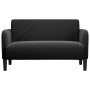 Sofá Loveseat Terciopelo Negro 109 cm de , Sofás - Ref: Foro24-4100592, Precio: 207,91 €, Descuento: %