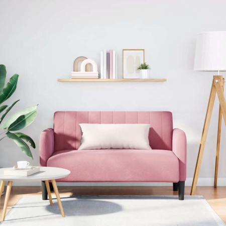 Sofá Loveseat terciopelo rosa 109 cm de , Sofás - Ref: Foro24-4100590, Precio: 167,77 €, Descuento: %