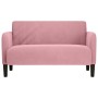 Sofá Loveseat terciopelo rosa 109 cm de , Sofás - Ref: Foro24-4100590, Precio: 167,77 €, Descuento: %