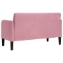Sofá Loveseat terciopelo rosa 109 cm de , Sofás - Ref: Foro24-4100590, Precio: 167,77 €, Descuento: %