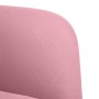 Sofá Loveseat terciopelo rosa 109 cm de , Sofás - Ref: Foro24-4100590, Precio: 167,77 €, Descuento: %