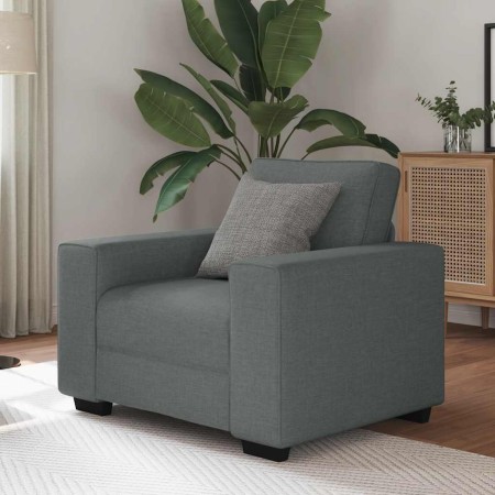 Sillón Sofá Tela Gris Oscuro 60 cm de , Sofás - Ref: Foro24-4105147, Precio: 159,07 €, Descuento: %