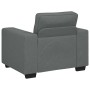 Sillón Sofá Tela Gris Oscuro 60 cm de , Sofás - Ref: Foro24-4105147, Precio: 159,07 €, Descuento: %