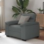 Sillón Sofá Tela Gris Oscuro 60 cm de , Sofás - Ref: Foro24-4105288, Precio: 168,53 €, Descuento: %