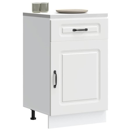 Mueble bajo de cocina Kalmar madera de ingeniería blanca de , Armarios de cocina - Ref: Foro24-853477, Precio: 93,61 €, Descu...