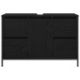 Mueble de lavabo con cajones roble negro 90x34,5x60 cm de , Tocadores de baño - Ref: Foro24-861887, Precio: 103,82 €, Descuen...