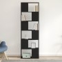 Librería/Biblioteca biombo roble negro 60x24x186 cm de , Librerías y estanterías - Ref: Foro24-862078, Precio: 92,17 €, Descu...