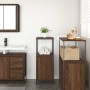 Mueble de baño con estantes roble marrón 36x35x95 cm de , Tocadores de baño - Ref: Foro24-861916, Precio: 52,59 €, Descuento: %
