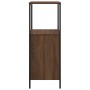Mueble de baño con estantes roble marrón 36x35x95 cm de , Tocadores de baño - Ref: Foro24-861916, Precio: 52,59 €, Descuento: %