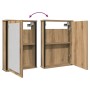 Mueble de baño con espejo de roble artesanal 42x12x60 cm de , Tocadores de baño - Ref: Foro24-862230, Precio: 46,36 €, Descue...